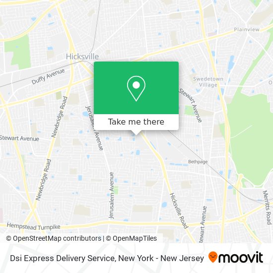 Dsi Express Delivery Service map