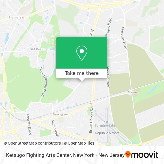 Ketsugo Fighting Arts Center map