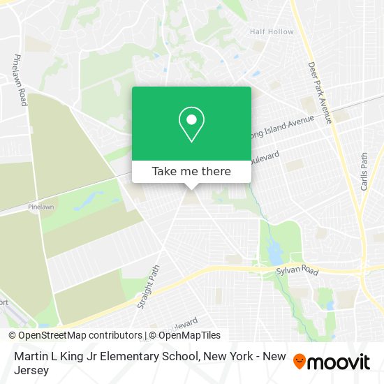 Martin L King Jr Elementary School map