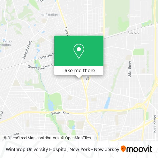 Winthrop University Hospital map