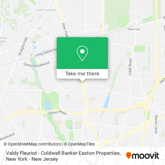 Valdy Fleuriot - Coldwell Banker Easton Properties map