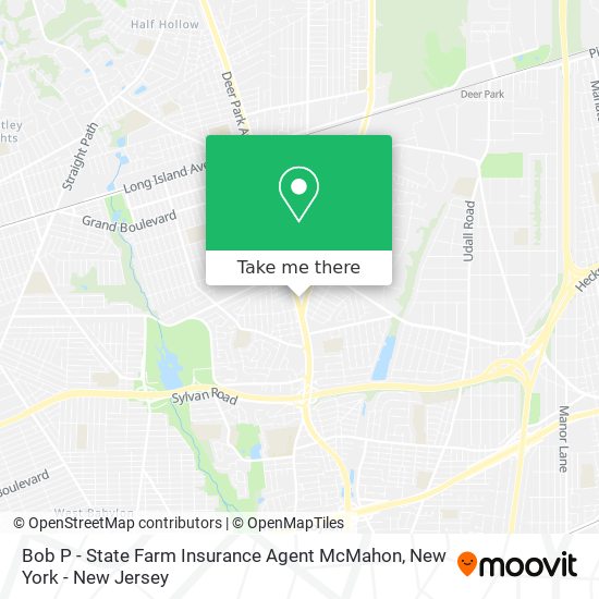 Bob P - State Farm Insurance Agent McMahon map