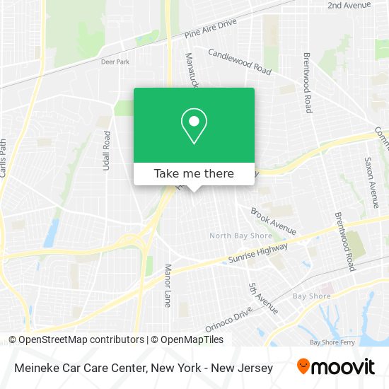 Meineke Car Care Center map