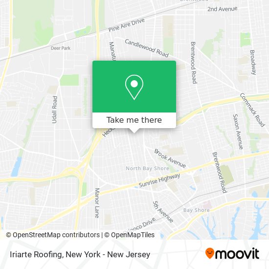 Iriarte Roofing map