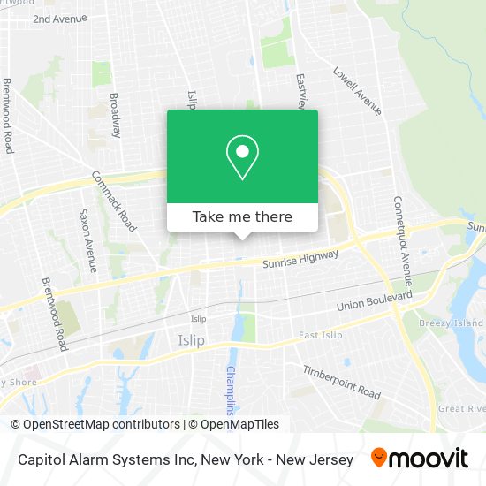 Mapa de Capitol Alarm Systems Inc