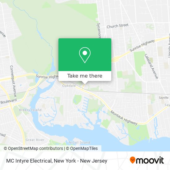 MC Intyre Electrical map