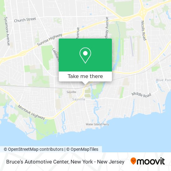 Bruce's Automotive Center map