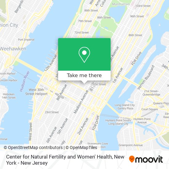 Center for Natural Fertility and Women' Health map