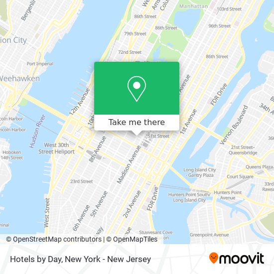 Mapa de Hotels by Day