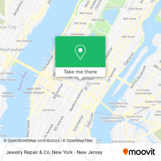 Mapa de Jewelry Repair & Co