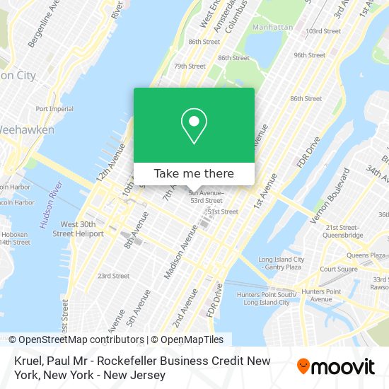 Kruel, Paul Mr - Rockefeller Business Credit New York map
