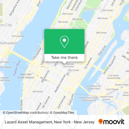 Lazard Asset Management map