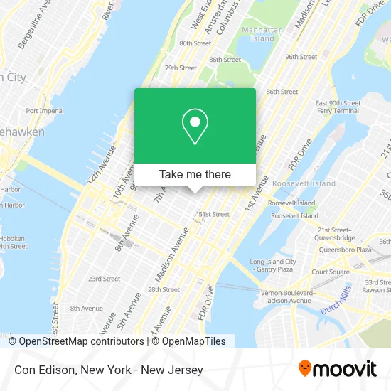 Con Edison map