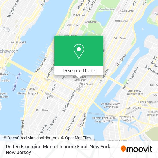 Mapa de Deltec Emerging Market Income Fund