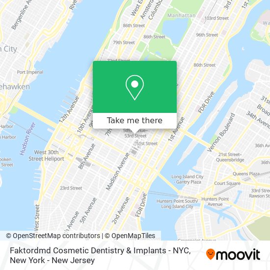 Faktordmd Cosmetic Dentistry & Implants - NYC map