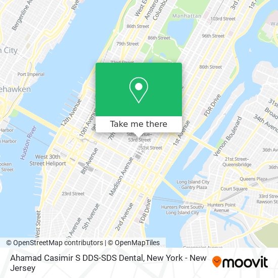 Ahamad Casimir S DDS-SDS Dental map