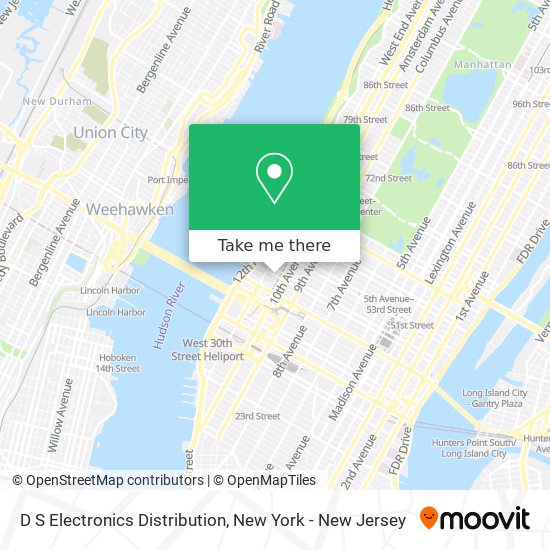 Mapa de D S Electronics Distribution