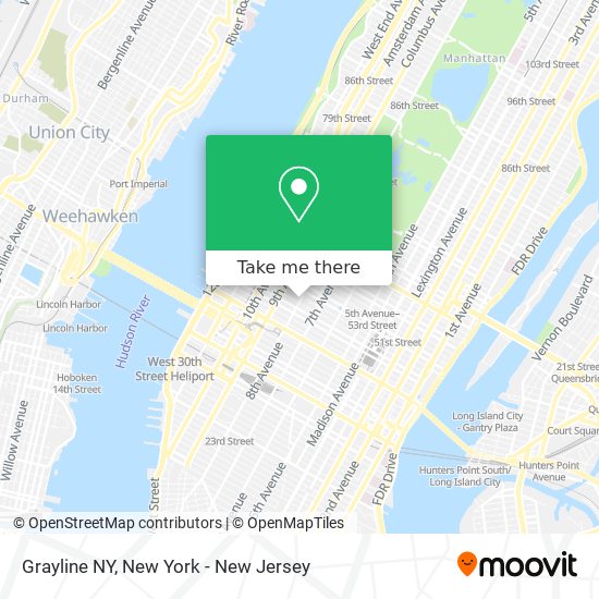 Grayline NY map
