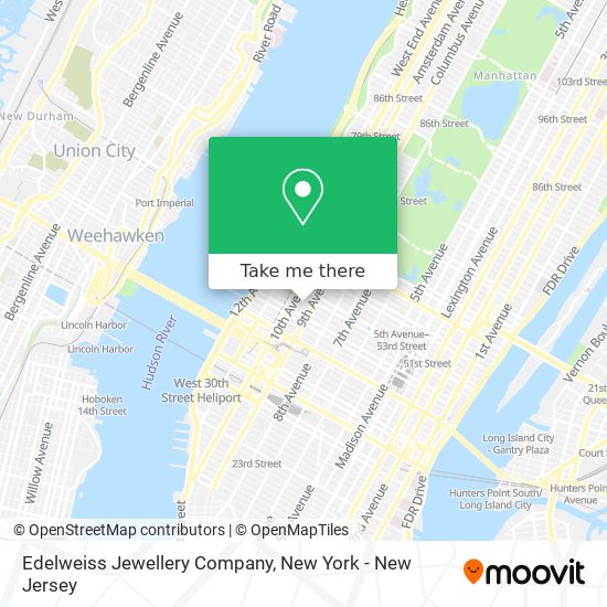 Mapa de Edelweiss Jewellery Company