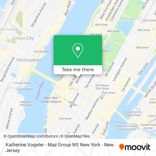 Mapa de Katherine Vogeler - Maz Group NY