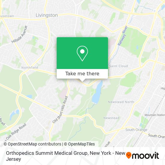 Orthopedics Summit Medical Group map