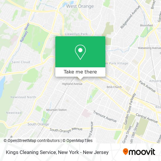 Mapa de Kings Cleaning Service