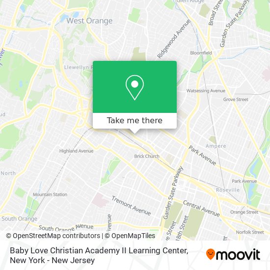 Baby Love Christian Academy II Learning Center map