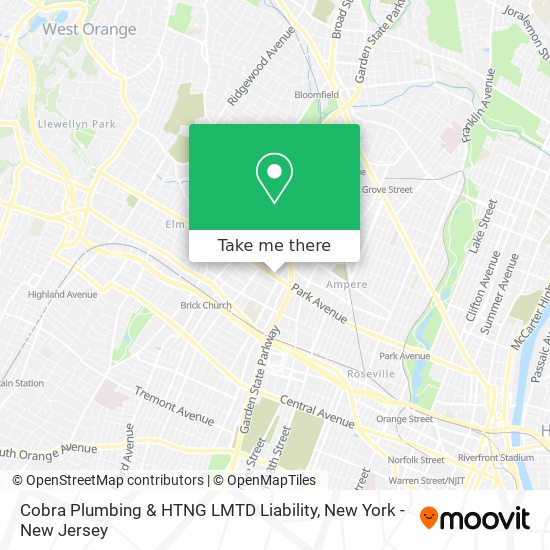 Mapa de Cobra Plumbing & HTNG LMTD Liability