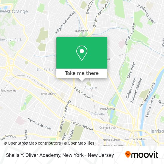 Sheila Y. Oliver Academy map