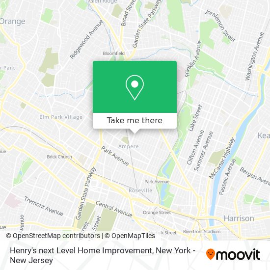 Henry's next Level Home Improvement map