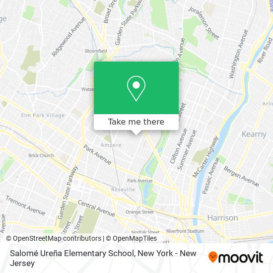 Salomé Ureña Elementary School map