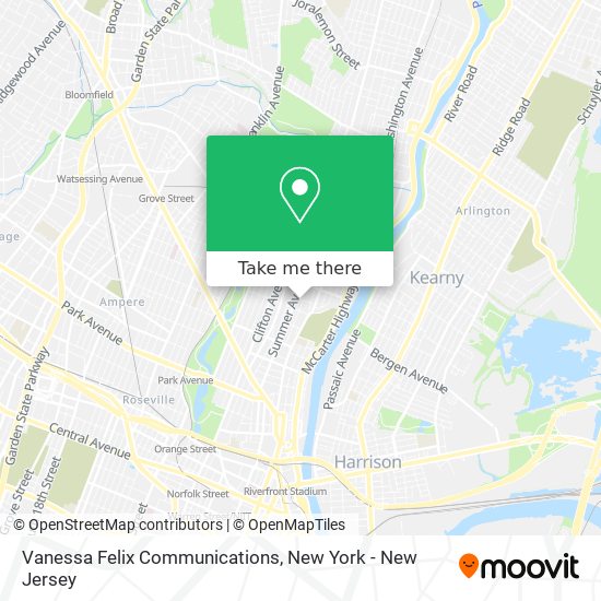 Mapa de Vanessa Felix Communications