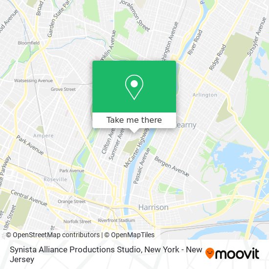 Synista Alliance Productions Studio map