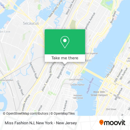 Miss Fashion NJ map