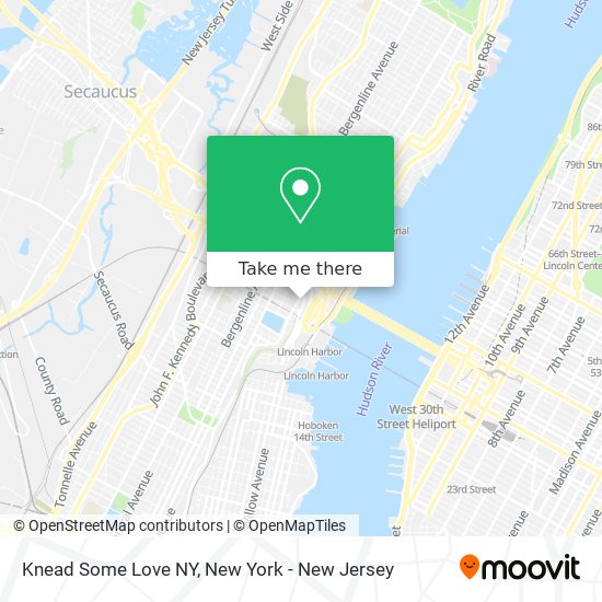 Knead Some Love NY map