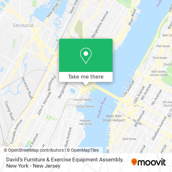 David's Furniture & Exercise Equipment Assembly map