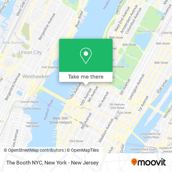 Mapa de The Booth NYC