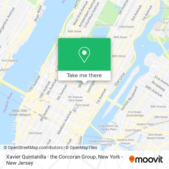Mapa de Xavier Quintanilla - the Corcoran Group