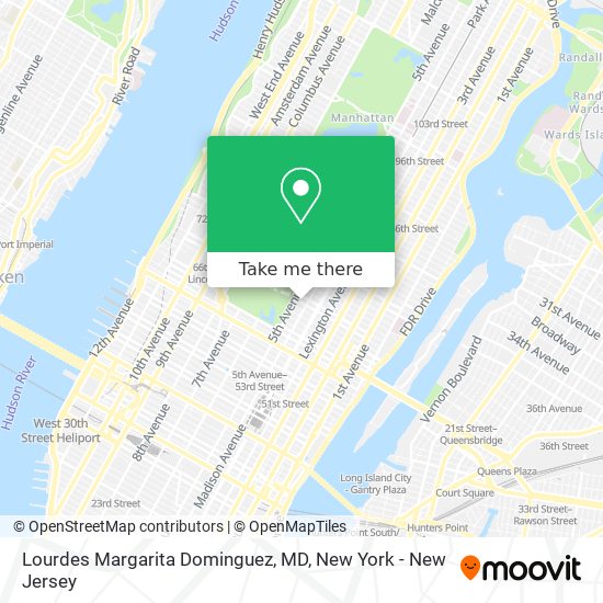 Lourdes Margarita Dominguez, MD map