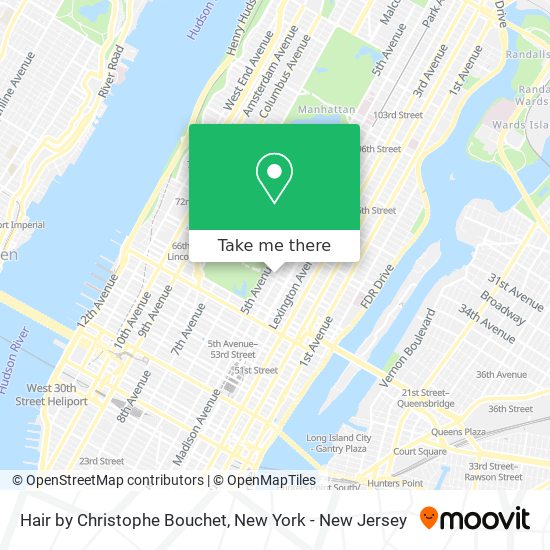 Mapa de Hair by Christophe Bouchet