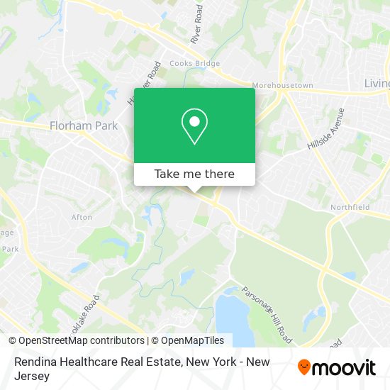 Rendina Healthcare Real Estate map