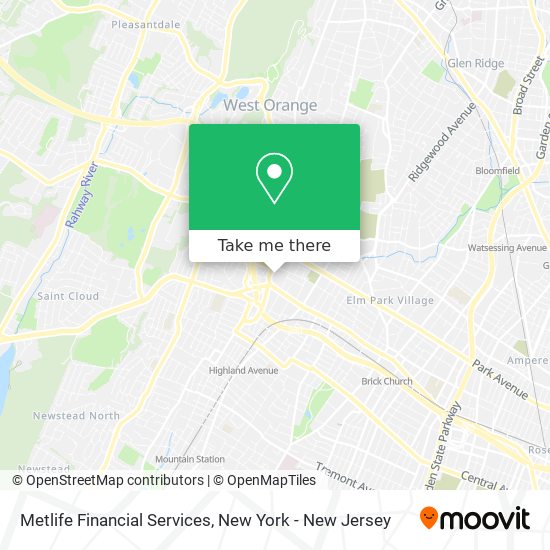 Metlife Financial Services map