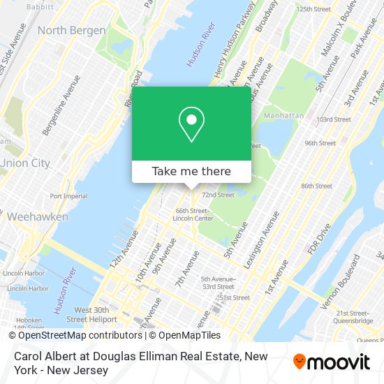 Carol Albert at Douglas Elliman Real Estate map