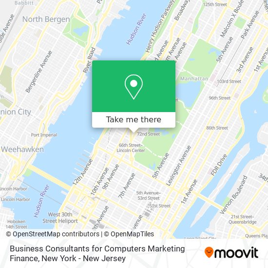 Business Consultants for Computers Marketing Finance map