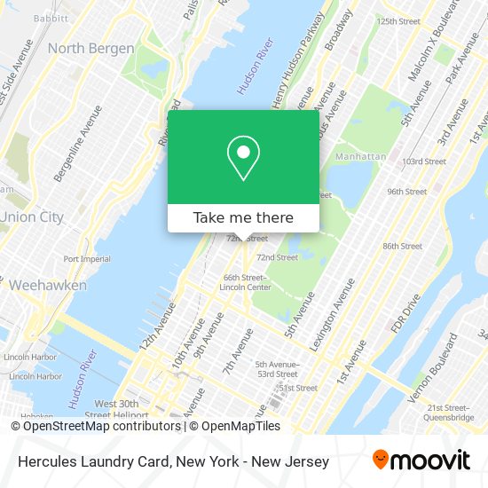 Mapa de Hercules Laundry Card