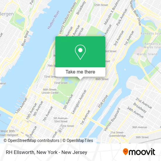 RH Ellsworth map