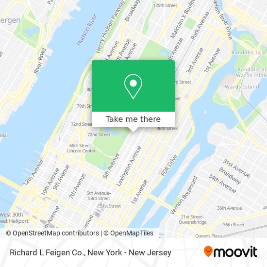Richard L Feigen Co. map