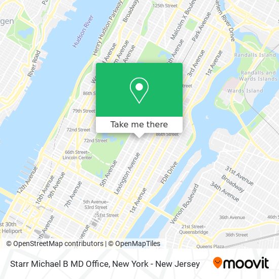 Starr Michael B MD Office map