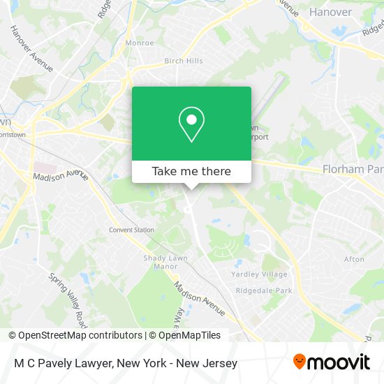 Mapa de M C Pavely Lawyer