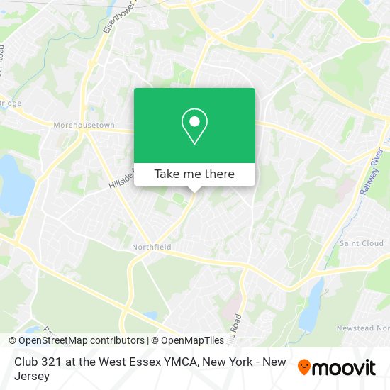 Mapa de Club 321 at the West Essex YMCA